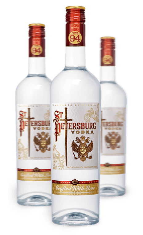 St. Petersburg Vodka Bottles Mobile